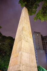 people walking at night in São Paulo