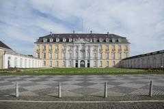 Schloss Augustusburg between North and South Orangeries in Brühl, Rhineland