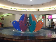 Fountain at Shopping D. Pedro in Campinas