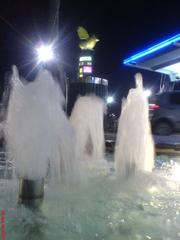 fountain at the entrance of Shopping Dom Pedro