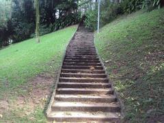 Escada do Parque Eduardo Guinle in Laranjeiras, Rio de Janeiro