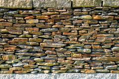 Dry stone wall in Parque da Cidade do Porto, Portugal