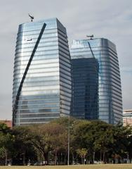 São Paulo Corporate Towers viewed from Parque do Povo