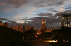 Night view of Parque do Povo