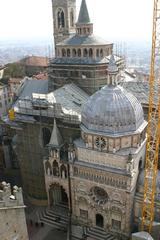 Church Santa Maria Maggiore in Bergamo, Italy with Capella Colleoni