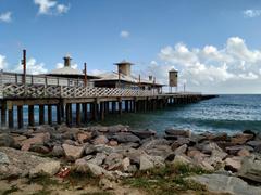 Ponte dos Ingleses in Fortaleza, Ceará, in the morning