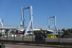 Ponte móvel de Leça in Matosinhos, Portugal