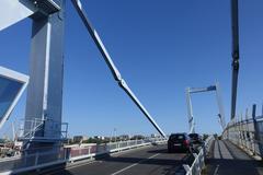 Ponte móvel de Leça in Matosinhos, Portugal