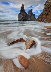 Praia da Ursa coastline in Portugal