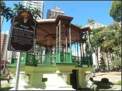 Praça Carlos Gomes panoramic view