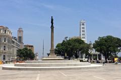 Monument to Visconde de Mauá at Praça Mauá in Rio de Janeiro