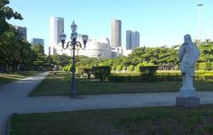 Praça Paris in downtown Rio de Janeiro, Brazil