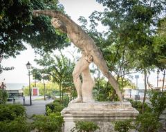 Bronze sculpture at Passeio Público in Fortaleza, Ceará, Brazil