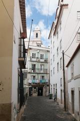 Historic Rua da Regueira in Alfama, Lisbon