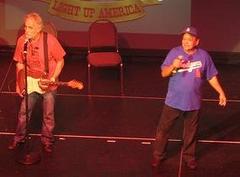 Cheech & Chong performing at the Tabernacle in Atlanta