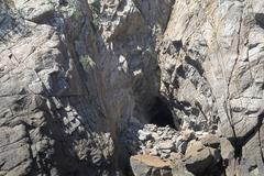 crater from meteorite impact on Cabo Frio Island