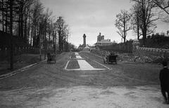 Construction of Casa Loma wall in 1913