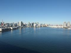 Mouth of Sumida River at Rainbow Bridge