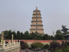 Giant Wild Goose Pagoda, ancient Chinese architectural landmark