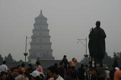 Dayan Big Wild Goose Pagoda in Xi'an, China