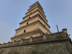 Giant Wild Goose Pagoda in Xi'an, China