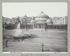 Piazza del Plebiscito with San Francesco di Paolo church in the background