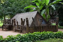 Giarai tomb at the Museum of Ethnology in Hanoi