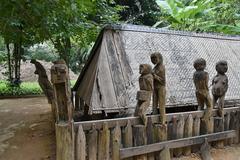 Giarai tomb at the Museum of Ethnology in Hanoi