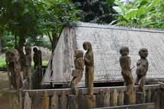 Giarai tomb at Museum of Ethnology in Hanoi