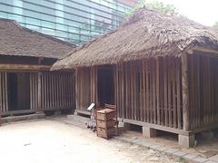 relocated old Vietnamese traditional house