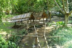 Exhibit at the Vietnam Museum of Ethnology in Hanoi, Vietnam