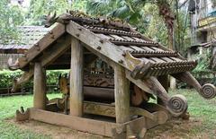 Cotu tomb at the Museum of Ethnology in Hanoi