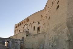 Entrance to Castel Sant'Elmo fortress in Naples