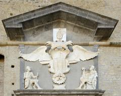 Greater coat of arms of Charles V on Castel Sant'Elmo, Naples, AD 1538