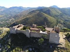 Castelaccio di Monreale view from northeast, 2020