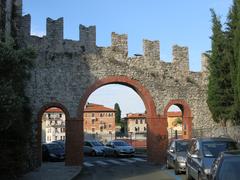 Medieval wall of Castello San Giorgio in La Spezia