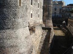 The fosse of Castello Ursino in Catania, Italy