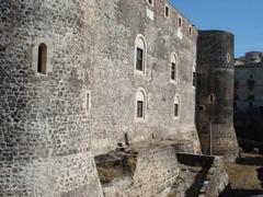 the fosse of Castello Ursino in Catania, Italy