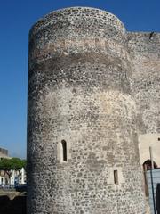 Tower of the Castello Ursino castle in Catania, Italy