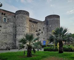 Castello Ursino exterior view in Catania, Sicily