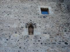 imperial eagle in niche at Castello Ursino