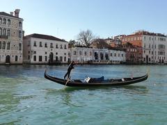 Museo Guggenheim in Venice taken during a vaporetto ride