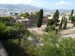 Castillo de Gibralfaro in Malaga, Spain