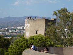 Castillo de Gibralfaro in Malaga, Spain