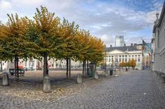 Martelaarsplein in Brussels, Belgium on a sunny day