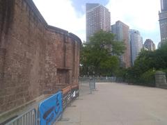 Battery Park in Manhattan with Castle Clinton