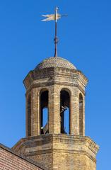 Tower above the entrance to the Castle of Good Hope in Cape Town