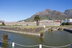 Castle of Good Hope in Cape Town, South Africa at sunset