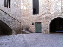 Museu Picasso courtyard with gothic architecture