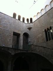 courtyard of Museu Picasso in Barcelona